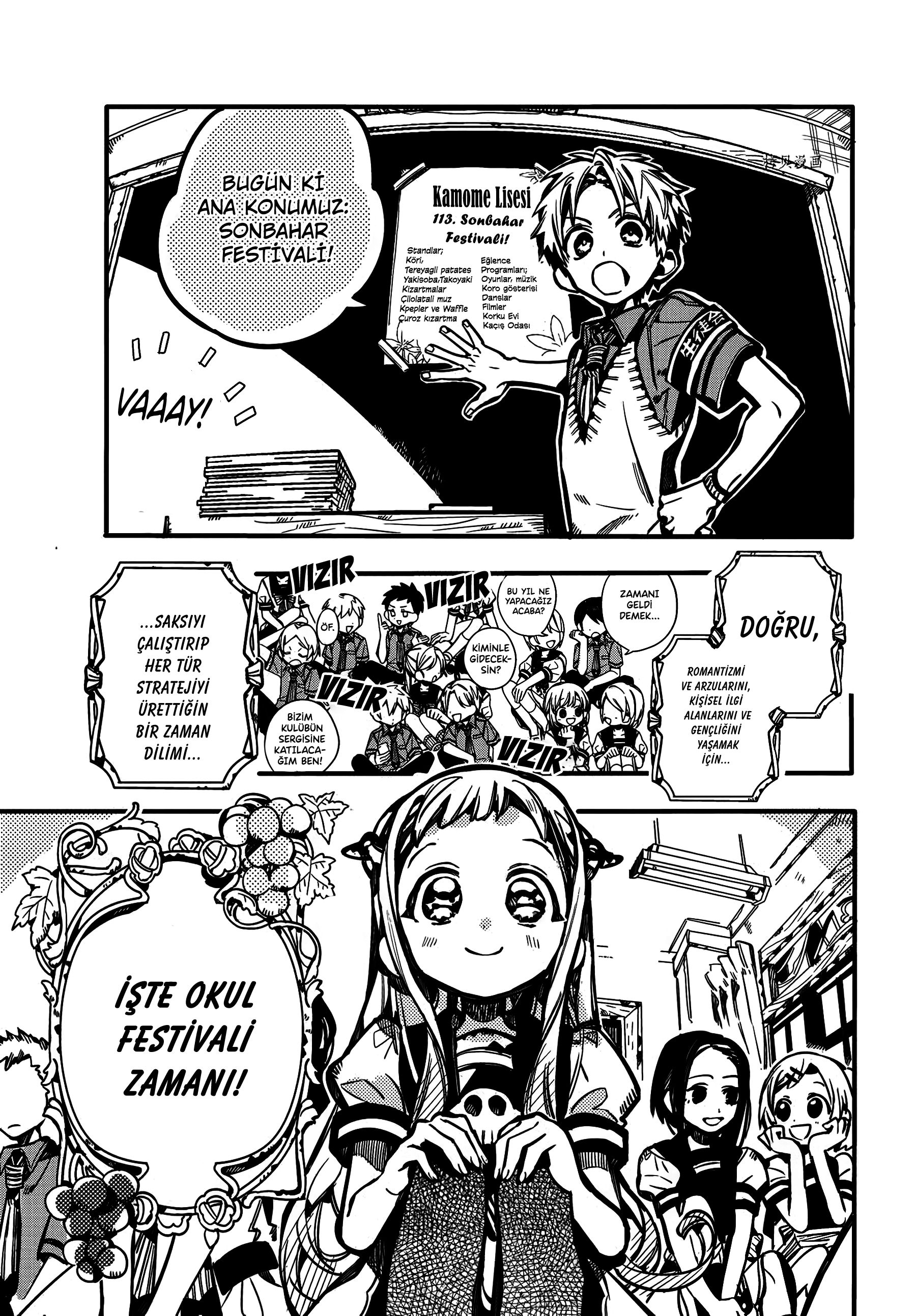 Read Toilet-bound Hanako-kun Türkçe Manga Oku - Güncel Bölümler Manga Online