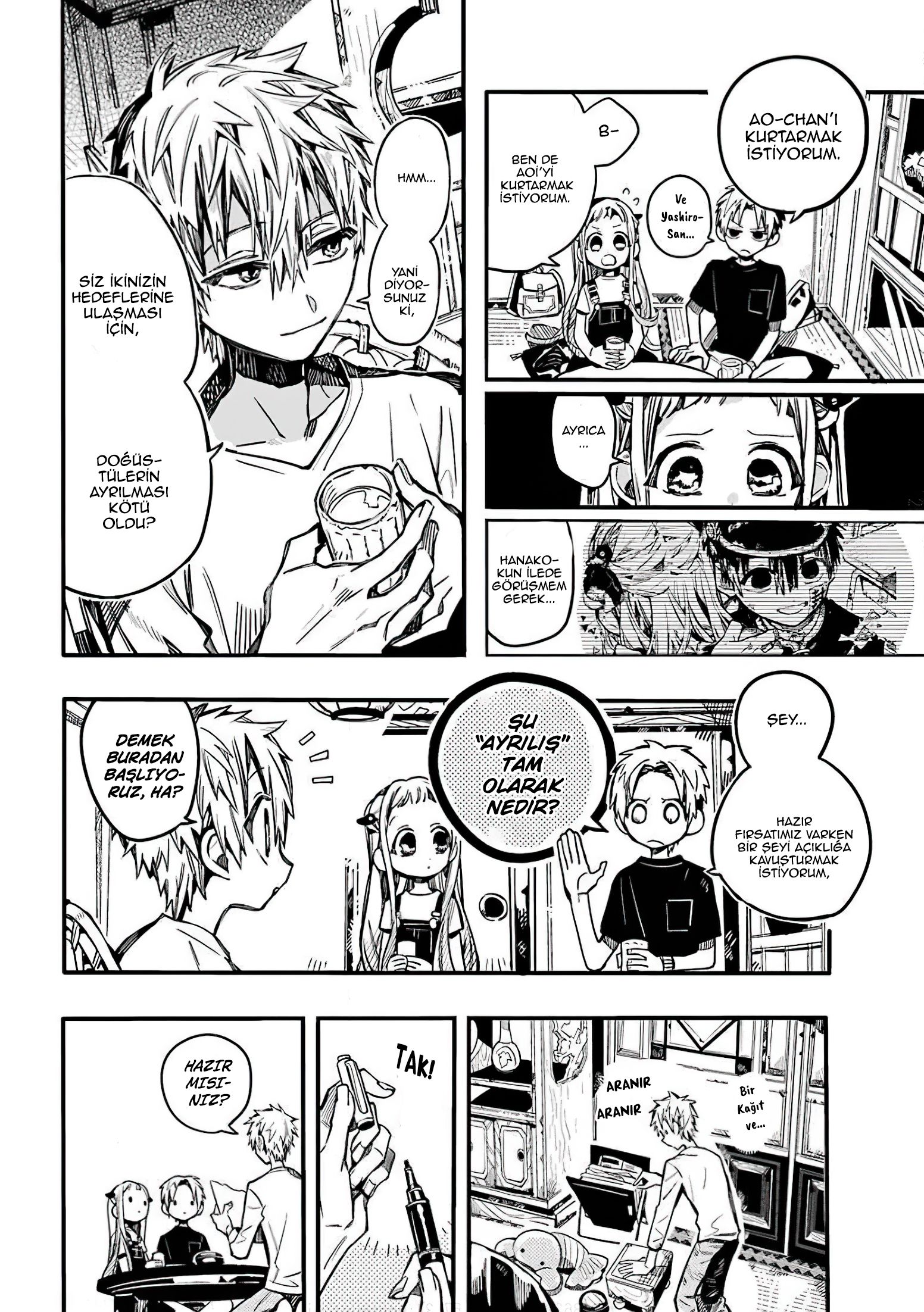 Read Toilet-bound Hanako-kun Türkçe Manga Oku - Güncel Bölümler Manga Online