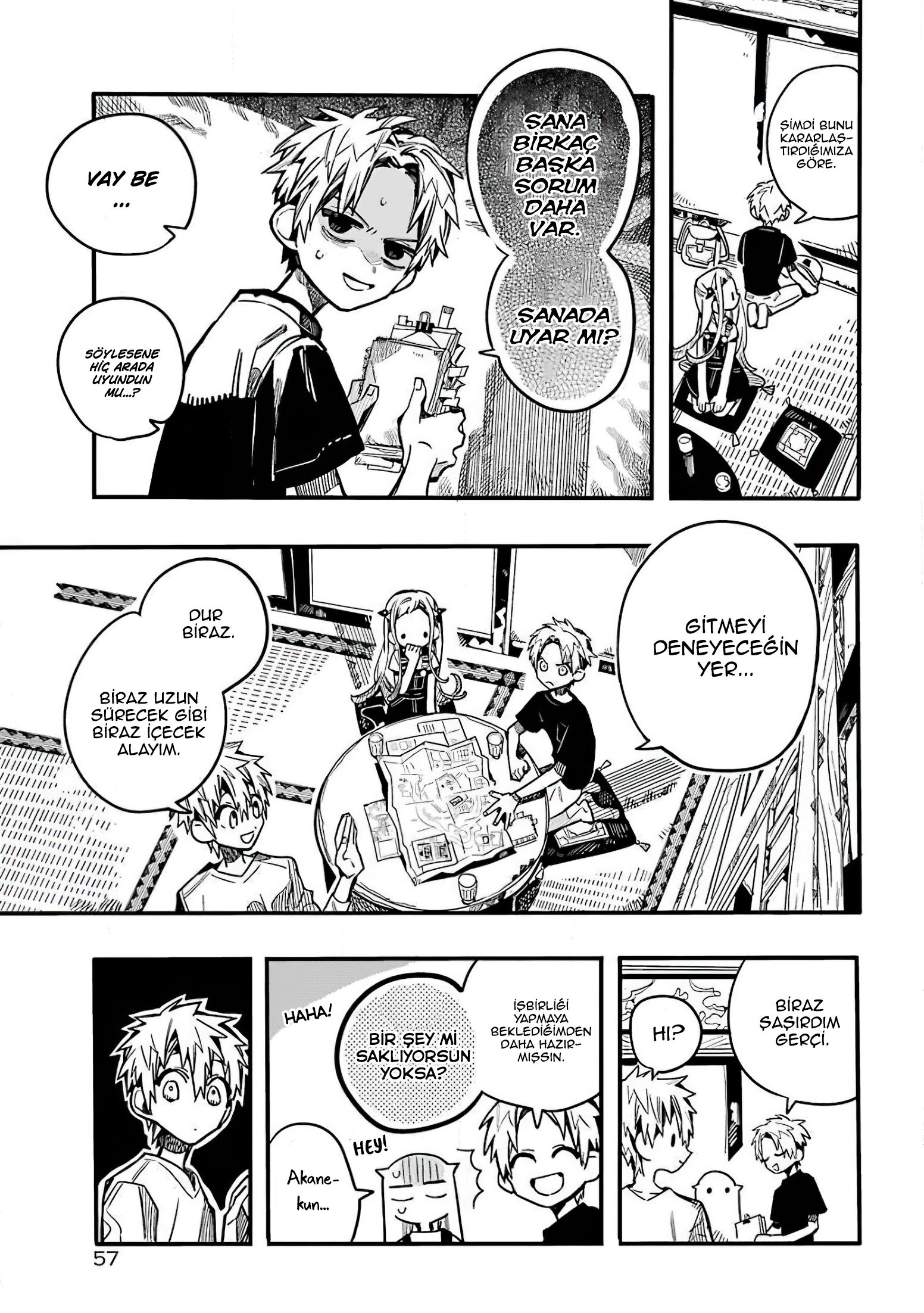Read Toilet-bound Hanako-kun Türkçe Manga Oku - Güncel Bölümler Manga Online
