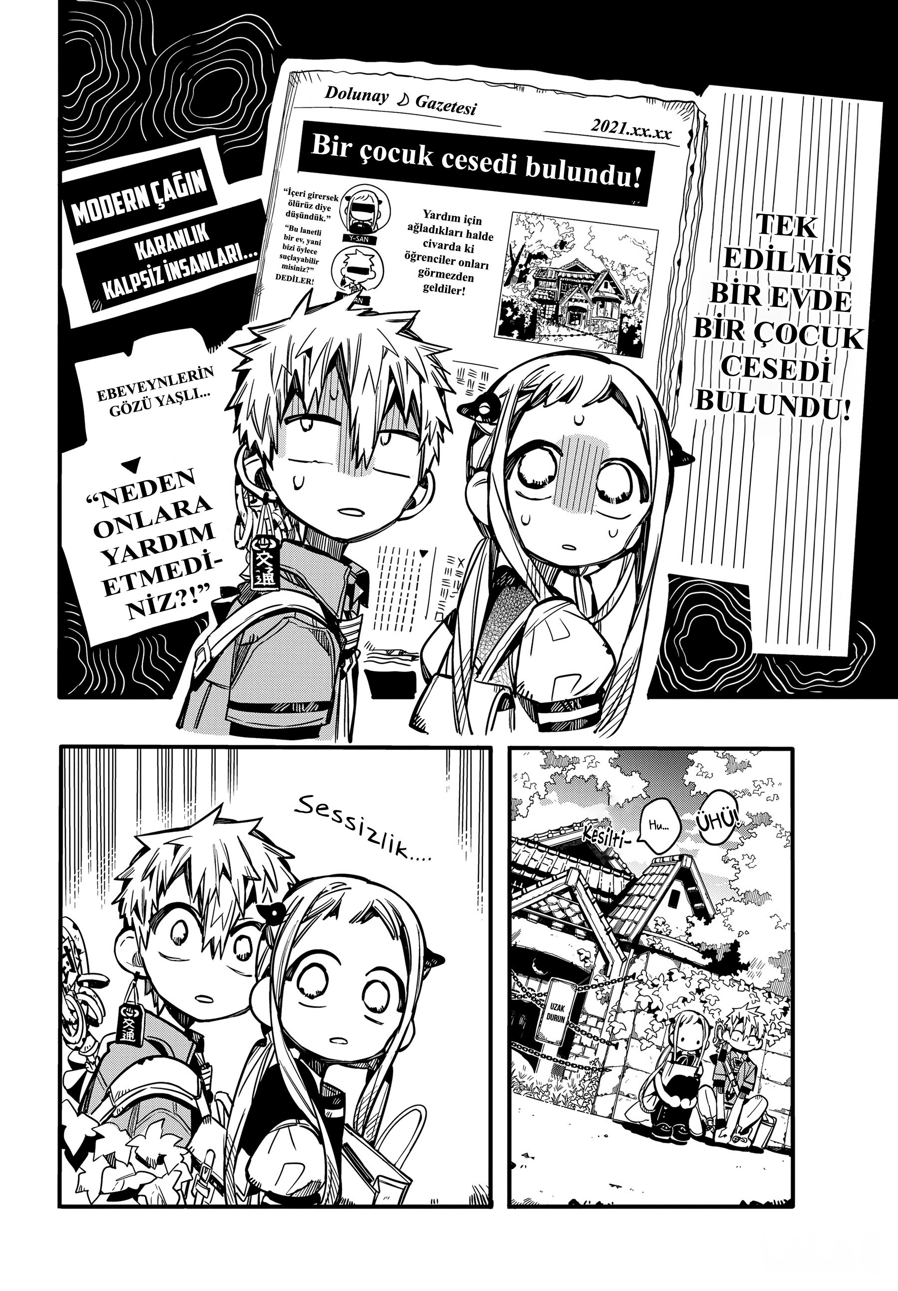 Read Toilet-bound Hanako-kun Türkçe Manga Oku - Güncel Bölümler Manga Online