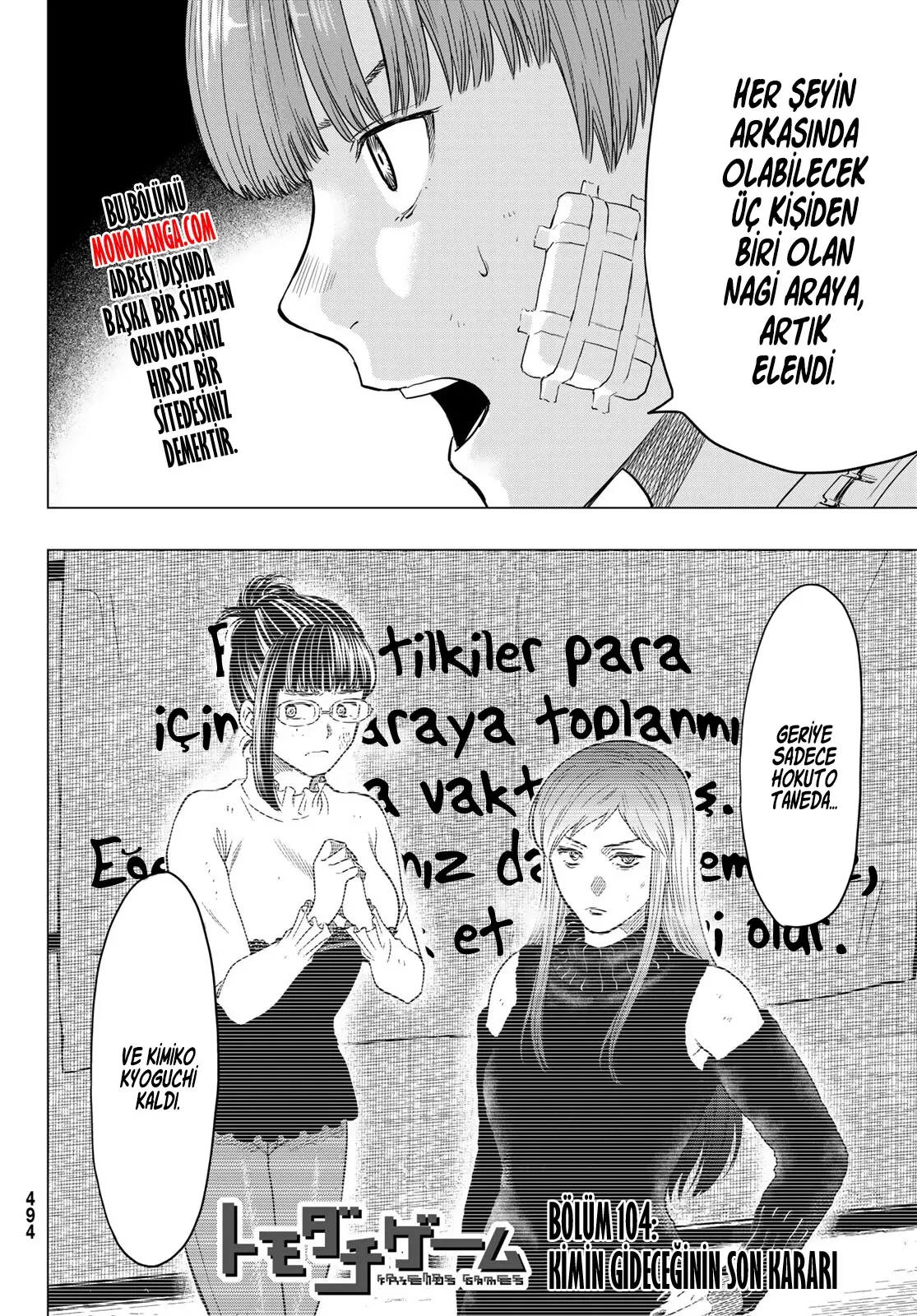Read Tomodachi Game TR Manga Online